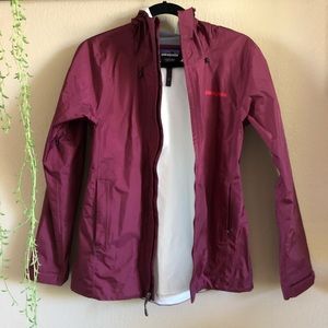 Patagonia Torrentshell Jacket Burgandy Waterproof